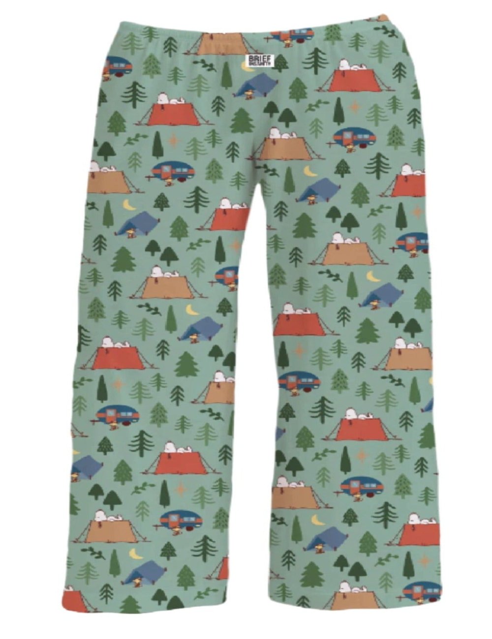 Brief Insanity Snoopy Camping Lounge Pants Pajamas