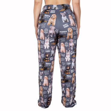 Brief Insanity Chalkboard Dog Lounge Pants Pajamas