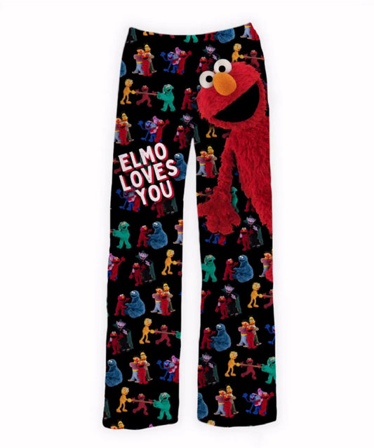 Brief Insanity Sesame Street Elmo Loves You Lounge Pants Pajamas