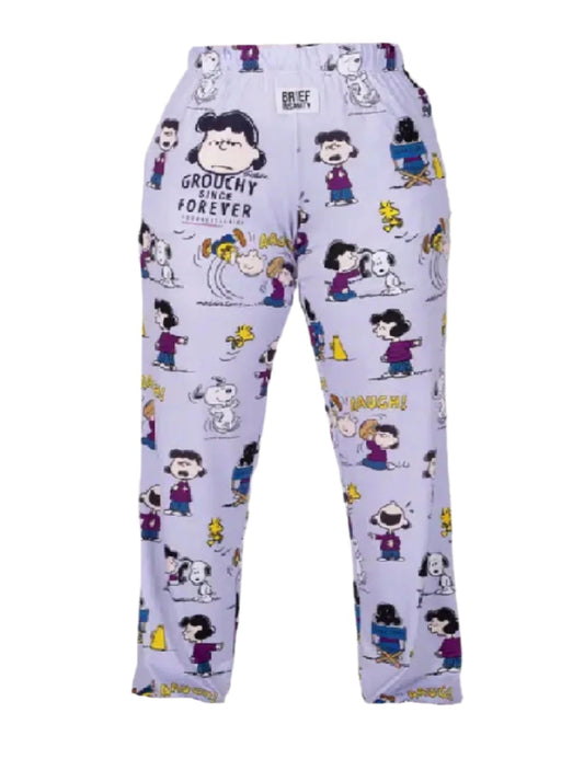 Brief Insanity Peanuts Lucy Grouchy Since Forever Lounge Pants Pajamas