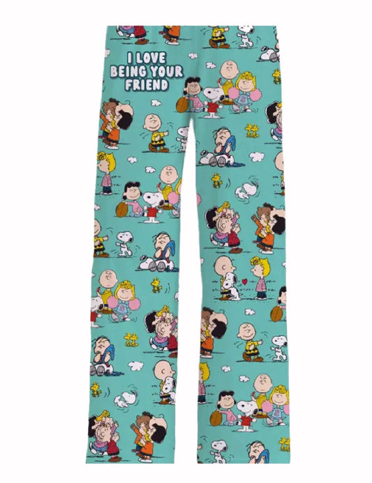 Brief Insanity Peanuts I Love Being Your Friend Lounge Pants Pajamas