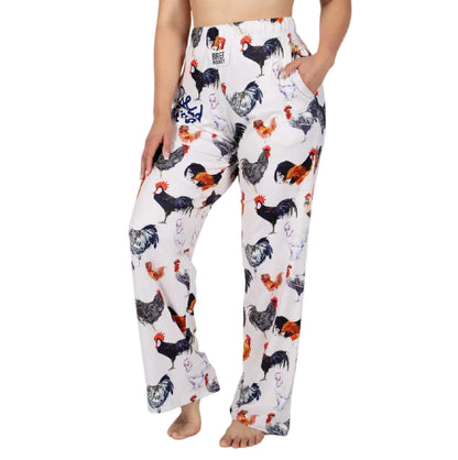 Brief Insanity Rise and Shine Chickens Lounge Pants Pajamas