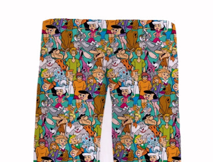 Brief Insanity Saturday Morning Vintage Cartoons Lounge Pants Pajamas