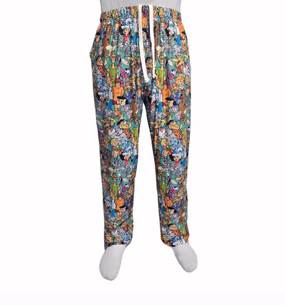 Brief Insanity Saturday Morning Vintage Cartoons Lounge Pants Pajamas