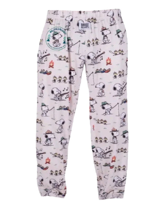 Brief Insanity Snoopy Beagle Scouts RV Camping Lounge Pants Pajamas