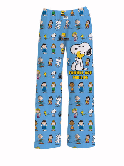 Brief Insanity Peanuts Snoopy Friends Are For Life Lounge Pants Pajamas