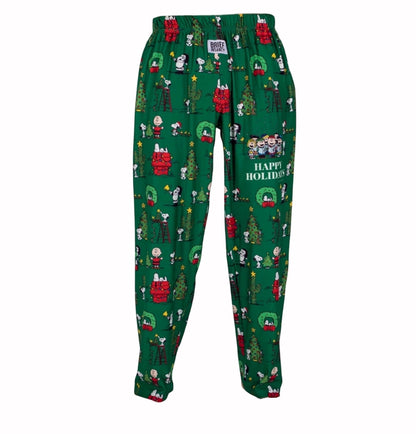 Brief Insanity Snoopy Happy Holidays Lounge Pants Pajamas