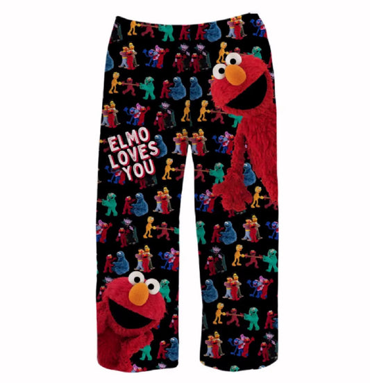 Brief Insanity Toddler Sesame Street Elmo Loves You Lounge Pants Pajamas