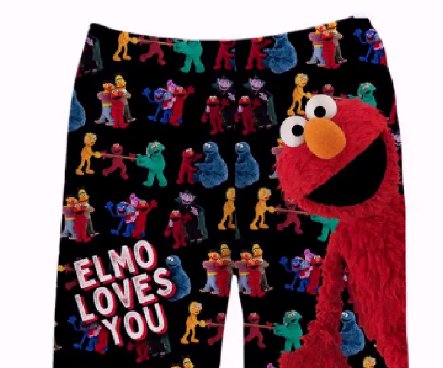 Brief Insanity Toddler Sesame Street Elmo Loves You Lounge Pants Pajamas