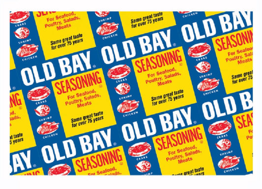 Old Bay Can Pattern Placemats