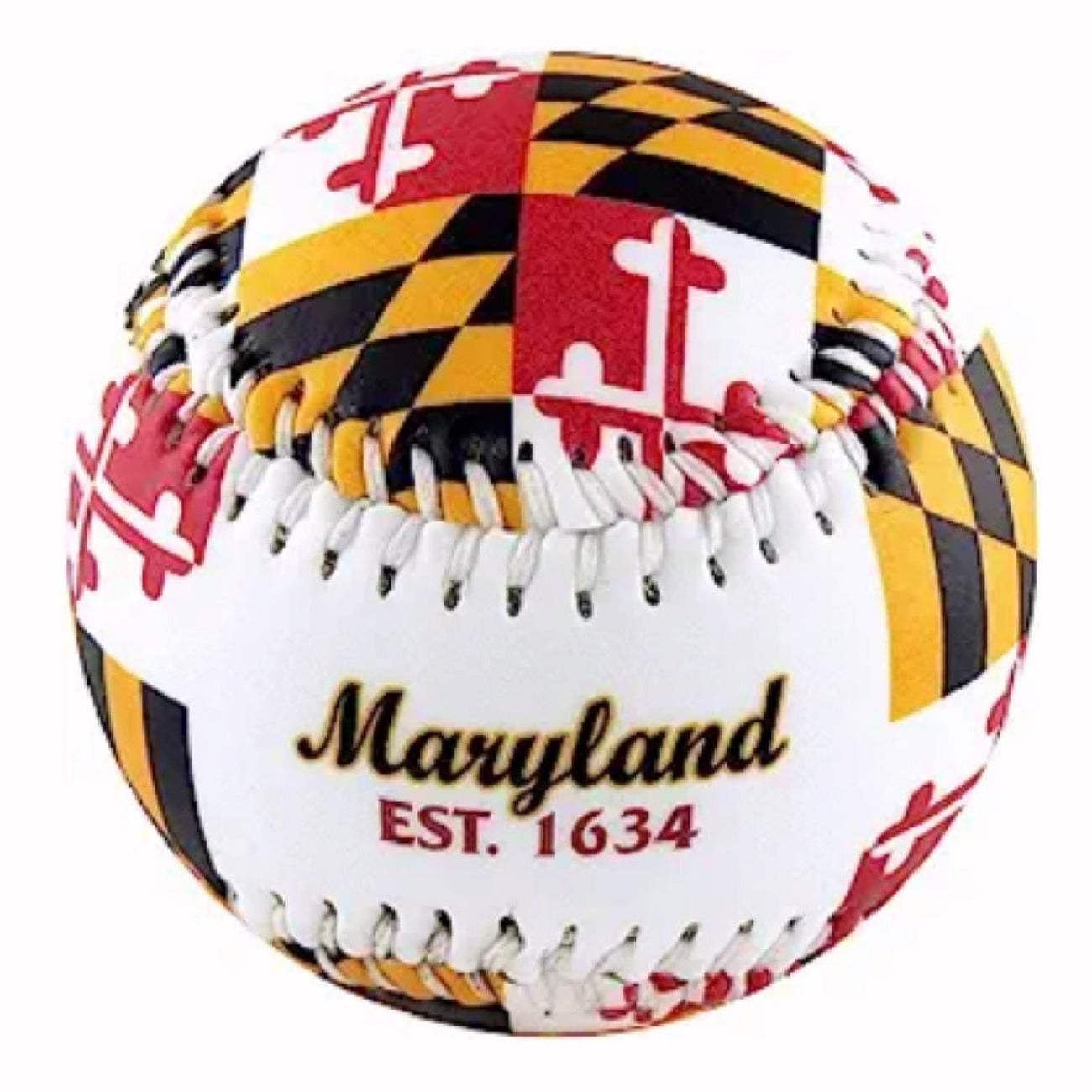 Maryland Flag Souvenir Baseball