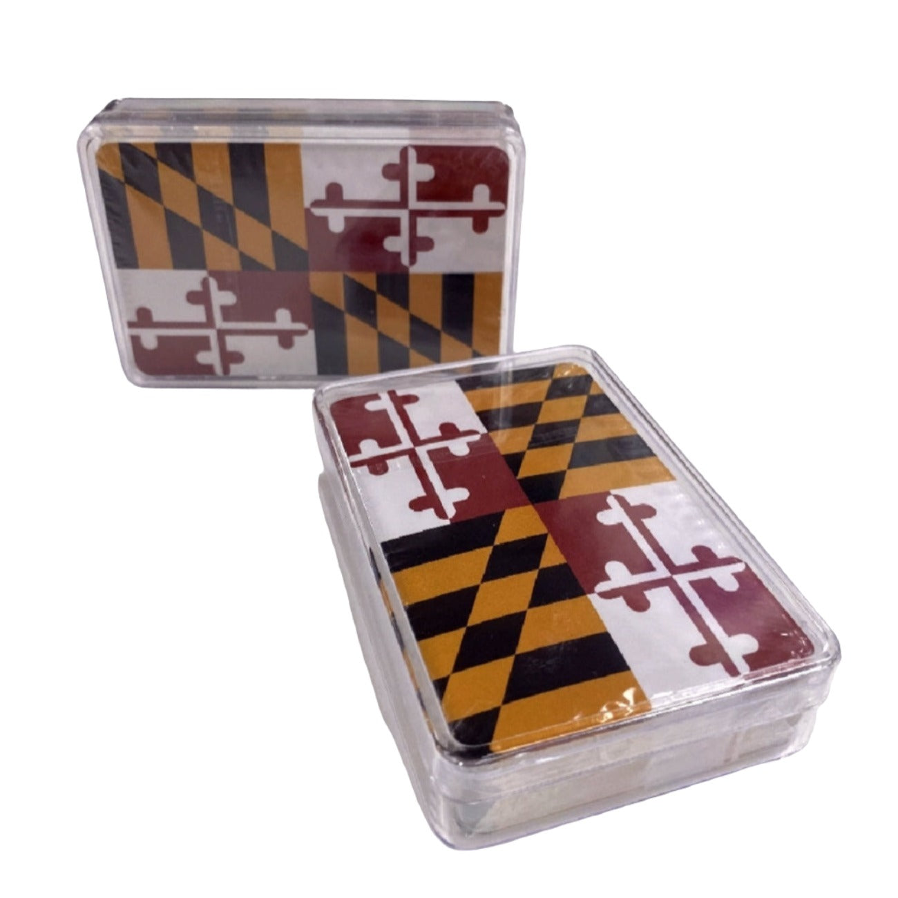 Maryland Flag Playing Cards With Case