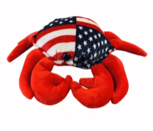 USA U.S.A. Crab Plushy Toy Under the Sea Friends