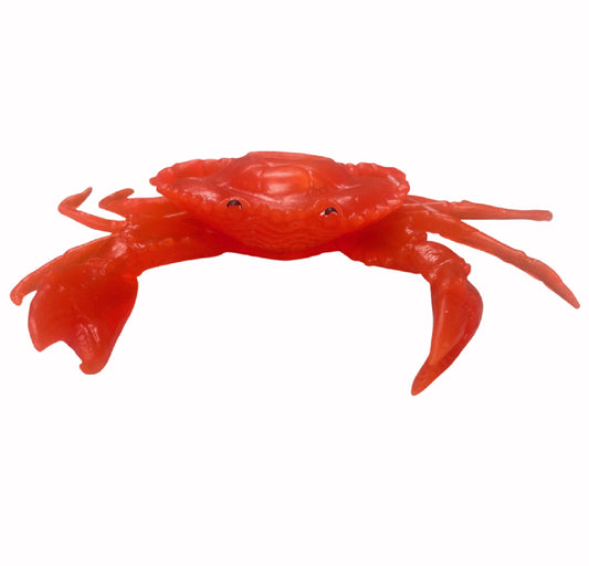 Red Crab Flexible Rubber Squeeky Toy