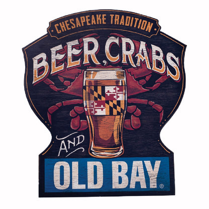 Old Bay Chesapeake Tradition Hanging Wall Sign