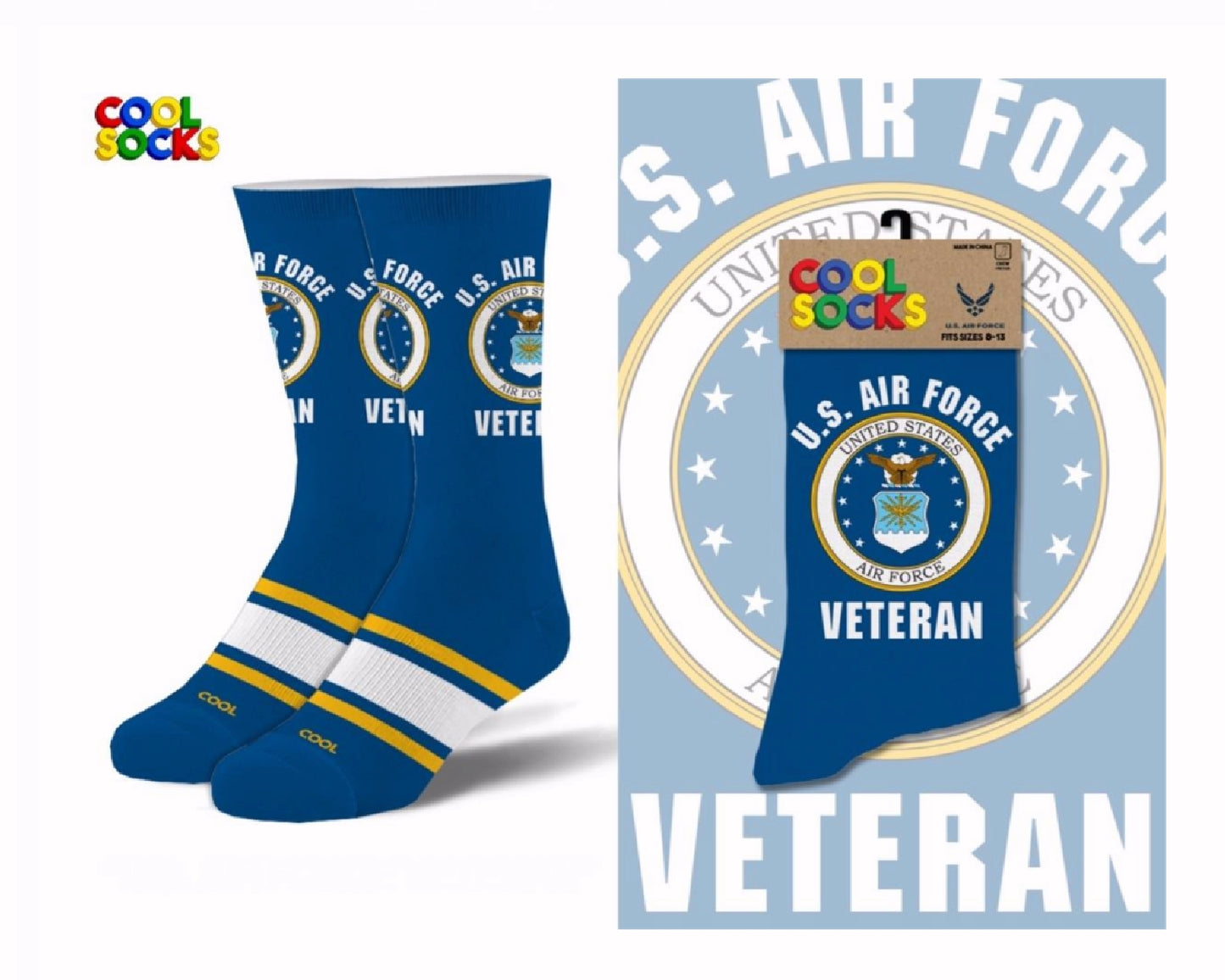 U.S. Air Force Veteran Athletic Crew Socks