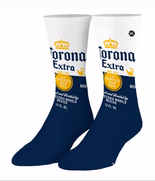 Corona Beer Straight Athletic Crew Socks
