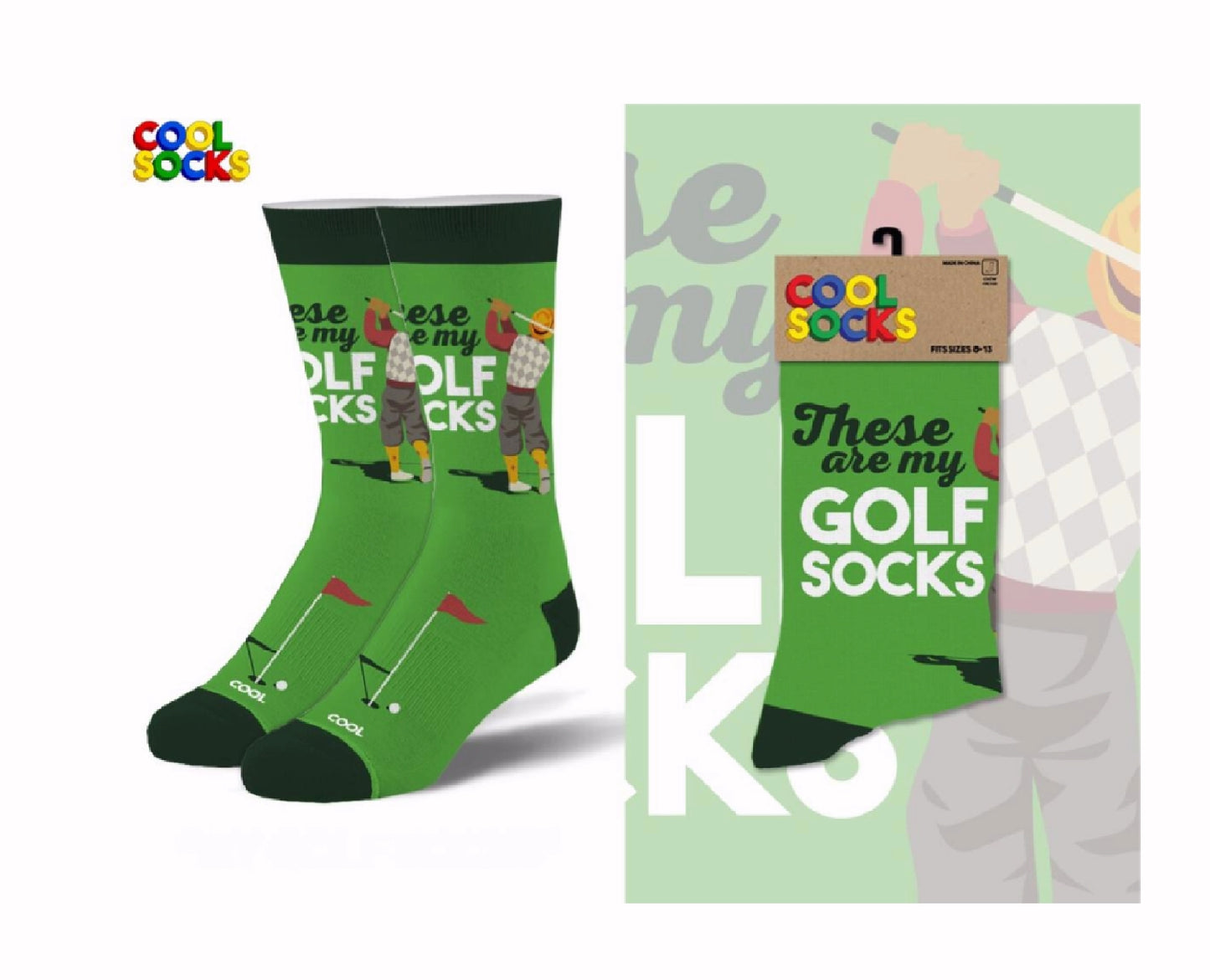 These Are My Golf Socks Athletic Crew Socks