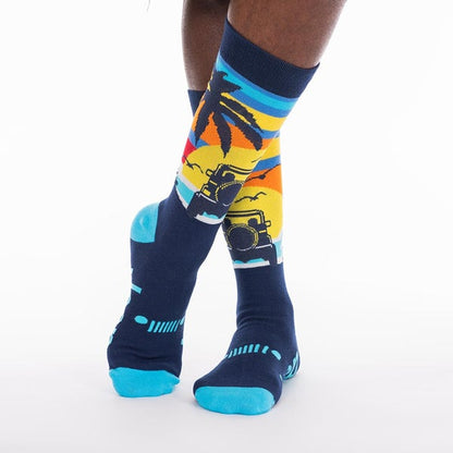 Jeep Sunset Beach Dress Socks