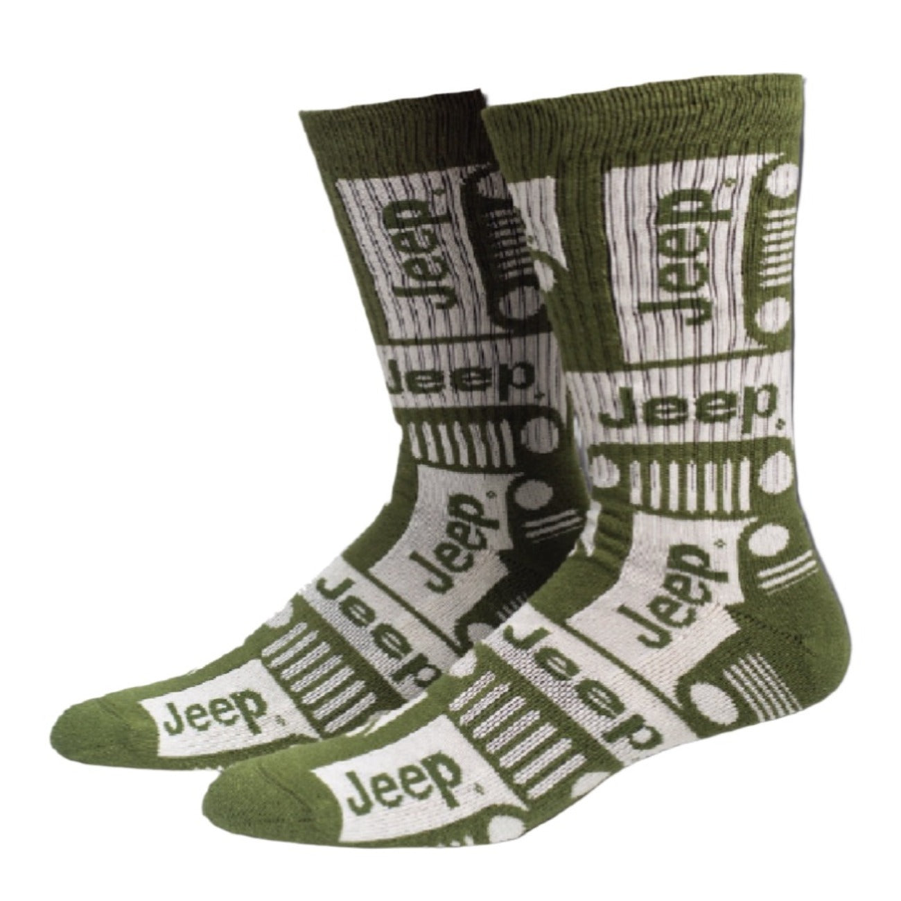 Jeep Grill Crew Athletic Socks