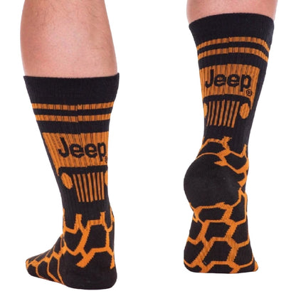 Jeep Tread Crew Athletic Socks