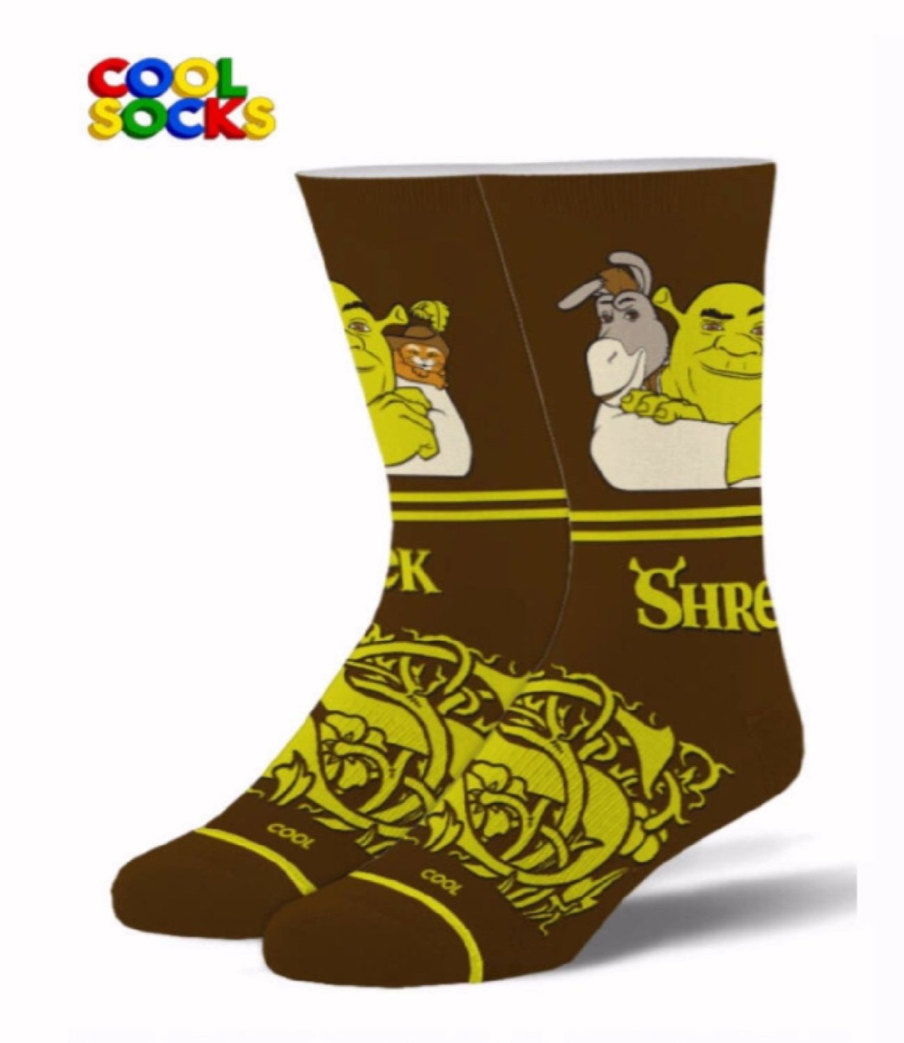 Shrek the Ogre and Donkey Athletic Crew Socks