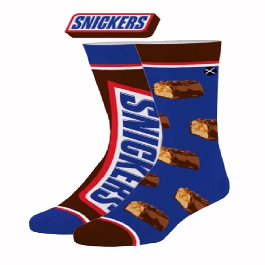 Snickers Candy Bar Athletic Crew Socks