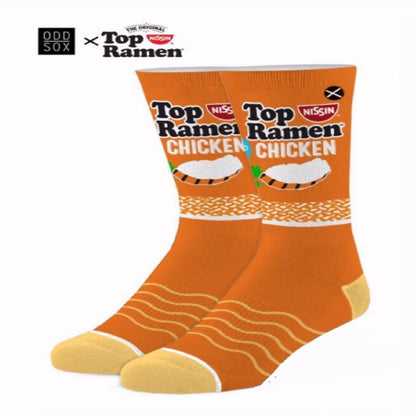 Top Ramen Chicken Soup Athletic Crew Socks