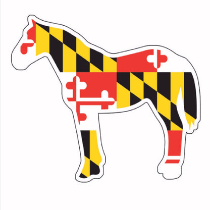 Maryland Standing Horse Sticker