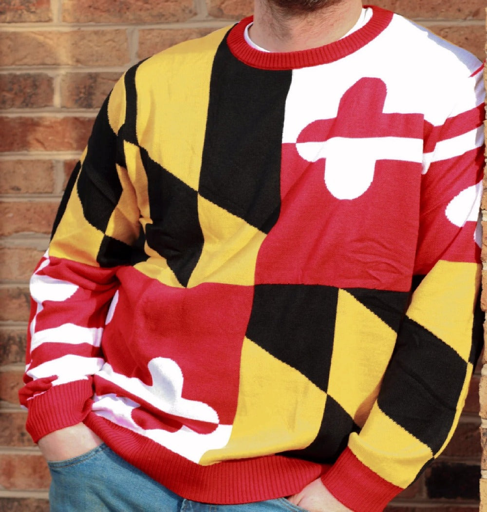 Maryland Flag Knit Sweater