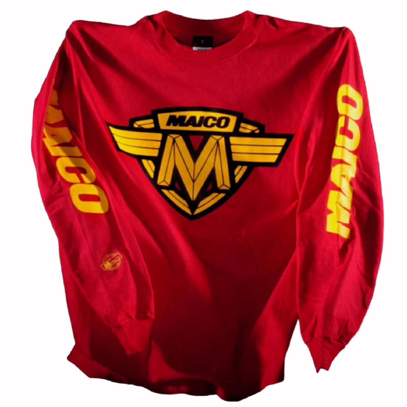 Maico Logo Red Jersey Long Sleeve T-Shirt