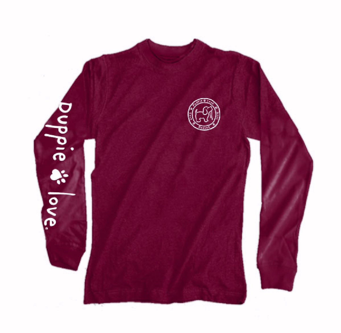 Puppie Love Dog Camping Pup and Toasted Marshmallows Long Sleeve T-Shirt Sweatshirt