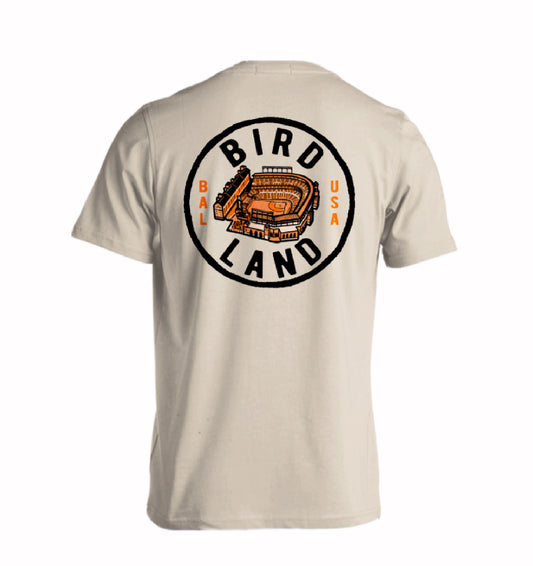 Baltimore Bird Land Sport Team Stadium Short Sleeve T-Shirt