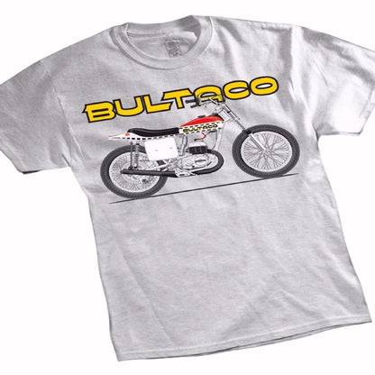 Bultaco Vintage Astro Flat Track Short Sleeve T-Shirt