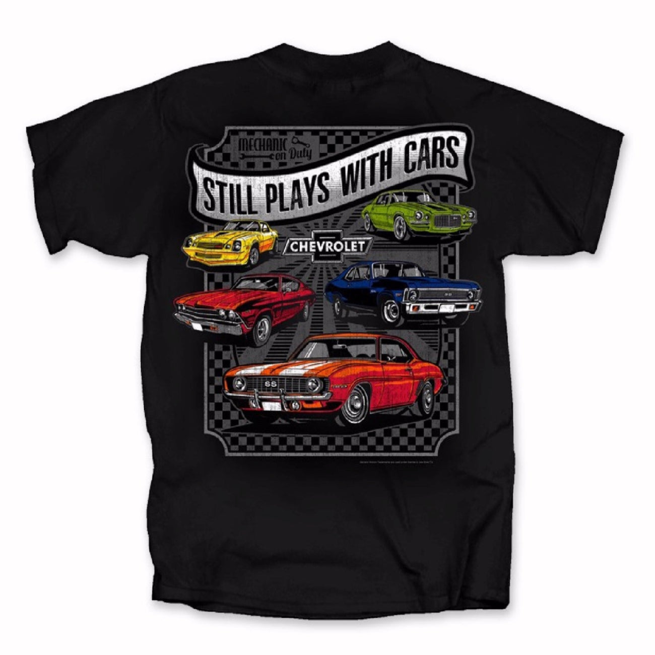 Chevy Chevrolet Camaro Still Plays with Cars Short Sleeve T-Shirt