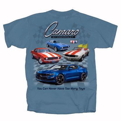 Chevy Chevrolet Camaro You Can Never Have Too Many Toys Short Sleeve T-Shirt