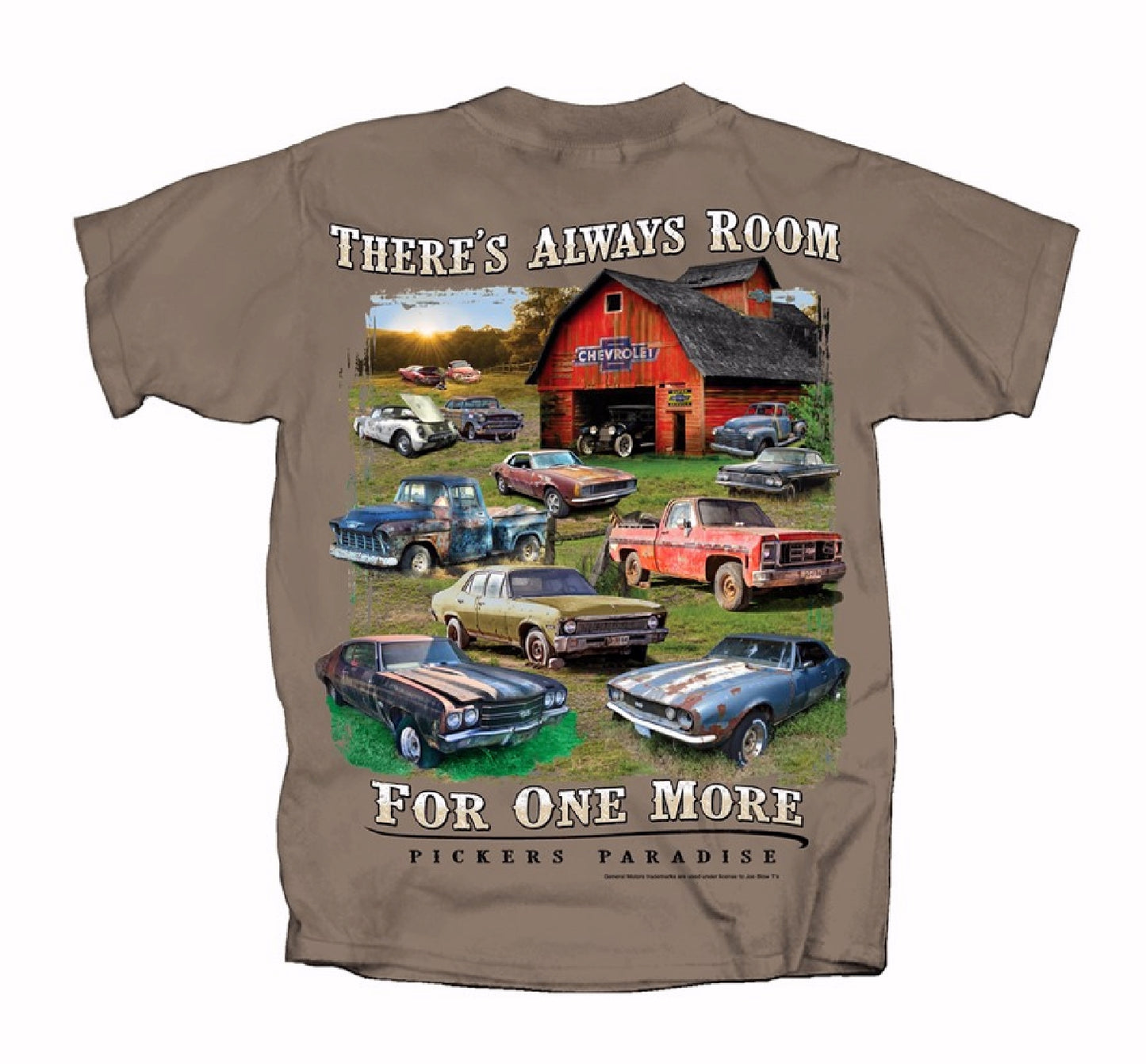 Chevy Chevrolet There’s Always Room For One More Pickers Paradise Short Sleeve T-Shirt