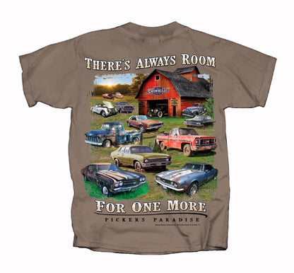 Chevy Chevrolet There’s Always Room For One More Pickers Paradise Short Sleeve T-Shirt