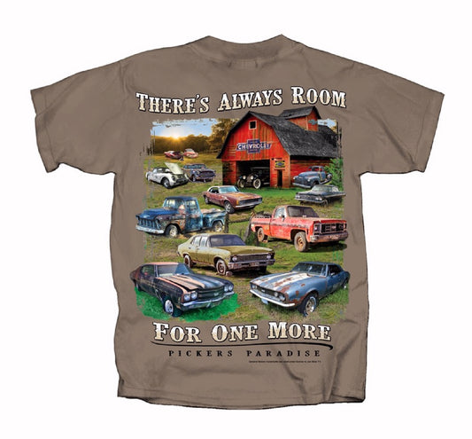 Chevy Chevrolet There’s Always Room For One More Pickers Paradise Short Sleeve T-Shirt