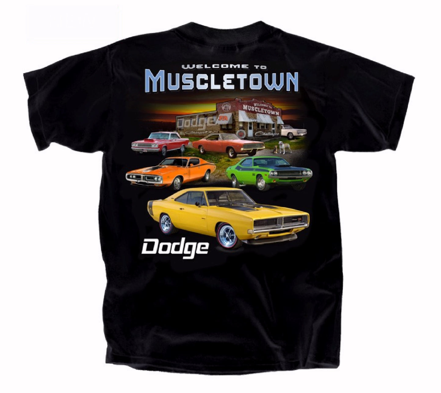 Welcome to Dodge Muscletown Short Sleeve T-Shirt