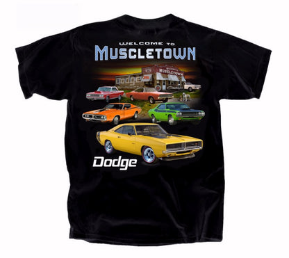 Welcome to Dodge Muscletown Short Sleeve T-Shirt