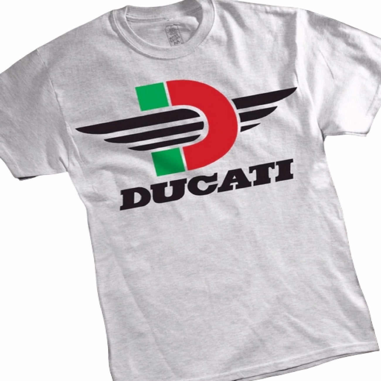 Ducati Logo Gray Short Sleeve T-Shirt