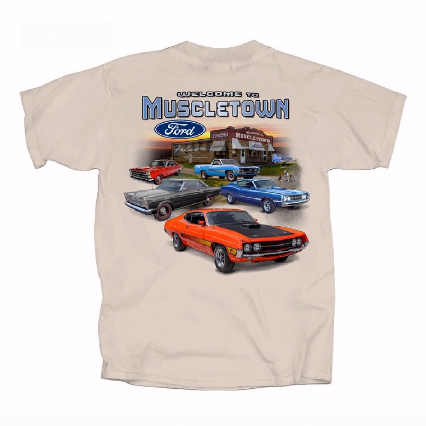 Ford Welcome to Muscletown Short Sleeve T-Shirt