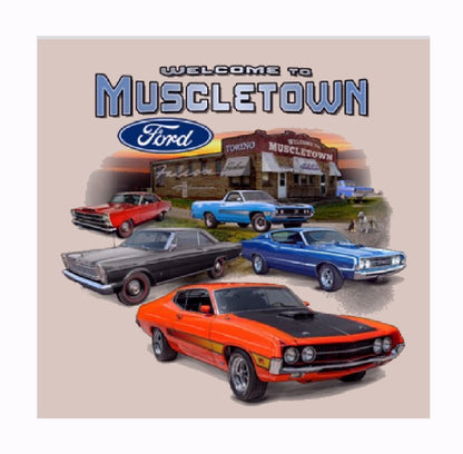 Ford Welcome to Muscletown Short Sleeve T-Shirt