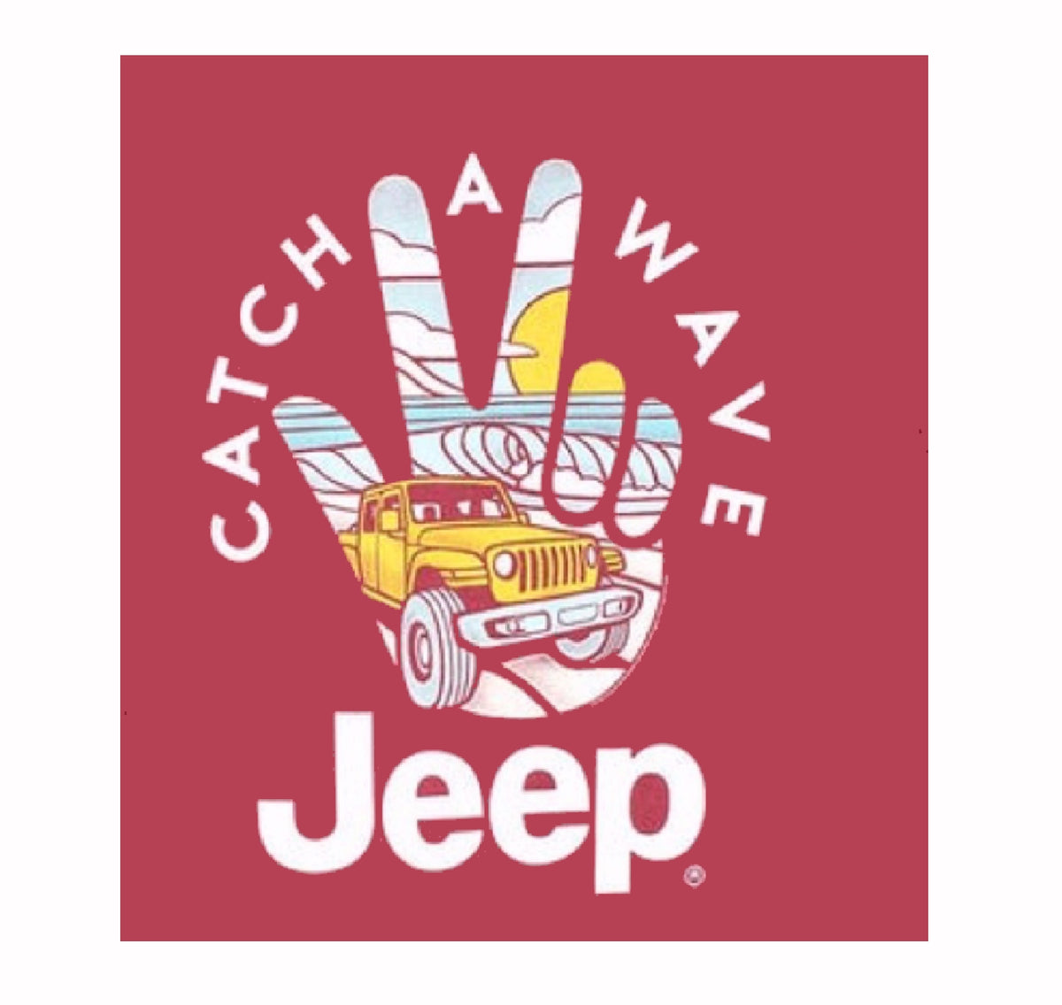 Jeep Catch A Wave Short Sleeve T-Shirt