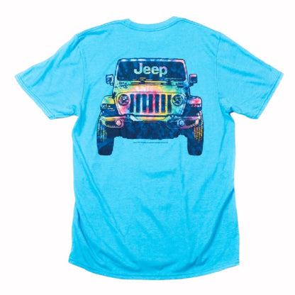 Jeep Tie Dye Swirl Wrangler Short Sleeve T-Shirt