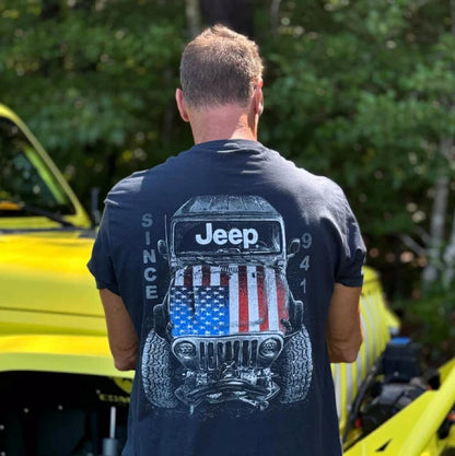 Jeep USA Flag Since 1941 Short Sleeve T-Shirt