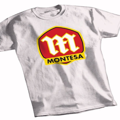 Montesa Logo White Short Sleeve T-Shirt