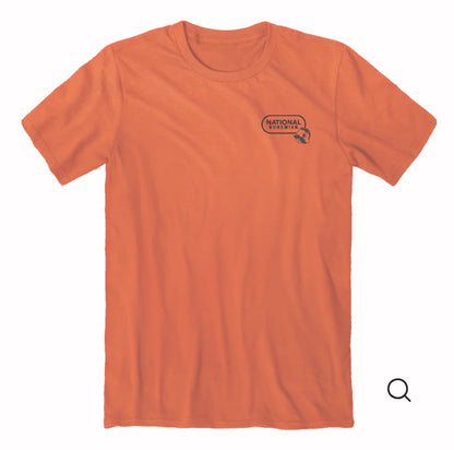 National Bohemian Natty Boh Beer and Hotdog Run Short Sleeve T-Shirt