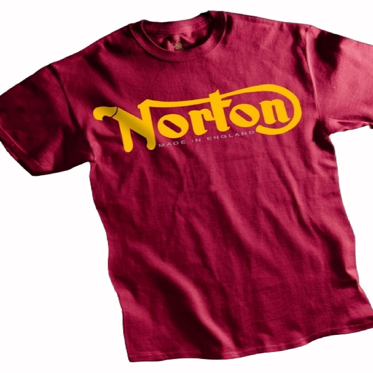 Norton Logo Maroon Short Sleeve T-Shirt